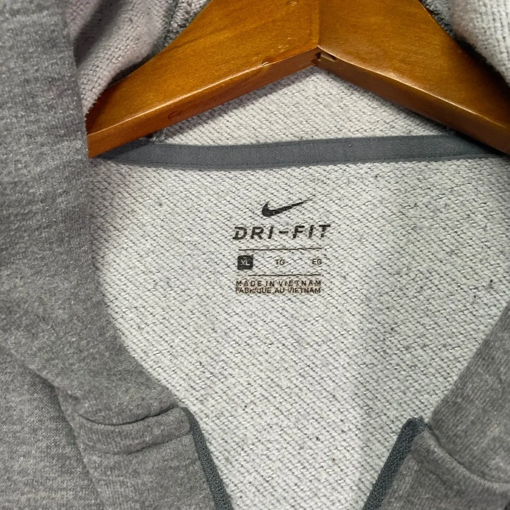 Nike Dri-FIT Hoodie Women's XL Gray Lightweight Athletic Sweatshirt 889249